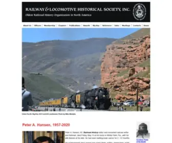 RLHS.org(Railway & Locomotive Historical Society) Screenshot