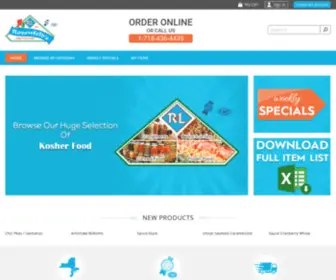 Rlkosher.com(R&L Wholesale Food Distributors) Screenshot