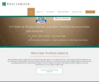 Rllaw.com(Riess LeMieux) Screenshot