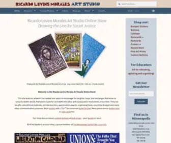 Rlmartstudio.com(Social Justice Art) Screenshot