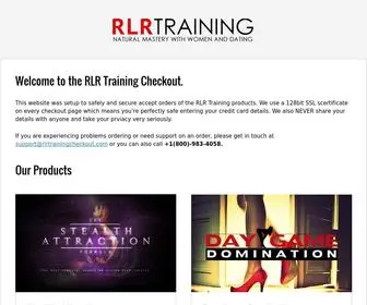 RLRtrainingcheckout.com(RLRtrainingcheckout) Screenshot