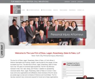 RLRZF.com(New York City Personal Injury Attorneys) Screenshot