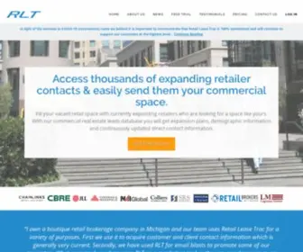 RLtrac.com(RLT's Retail Tenant Database) Screenshot