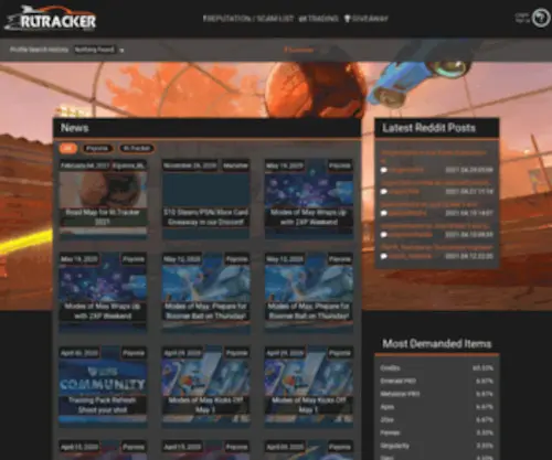 RLtracker.pro(Nginx) Screenshot