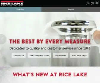 RLWS.com(Rice Lake Weighing Systems) Screenshot