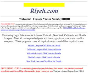 Rlyeh.com(Important Information for Attorneys) Screenshot