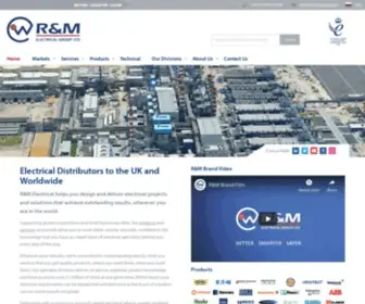 RM-Electrical.com(Independent Electrical Distributors) Screenshot