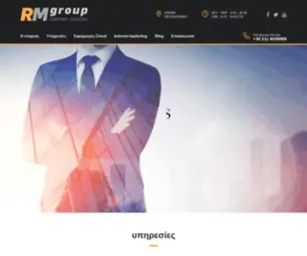 RM-Group.gr(Σχεδιασμός κατασκευή ιστοσελίδων) Screenshot