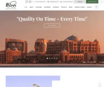 Rmad.com(Readymix Abu Dhabi) Screenshot