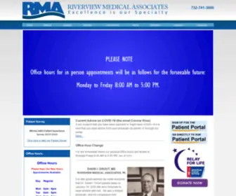 Rmadoctors.net(Riverview Medical Associates) Screenshot