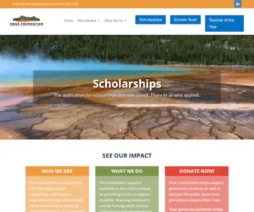 Rmagfoundation.org(Rocky Mountain Association of Geologists Foundation) Screenshot