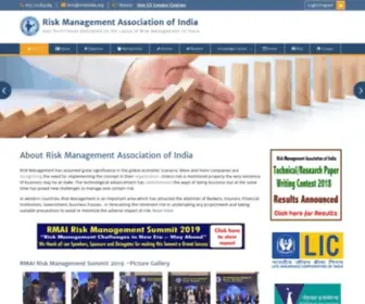 Rmaindia.org(RISK MANAGEMENT ASSOCIATION OF INDIA) Screenshot