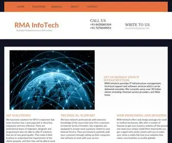 Rmainfotech.com(RMA InfoTech) Screenshot