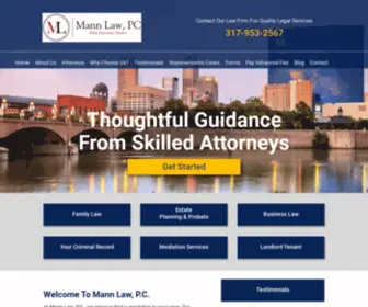 Rmannlawoffice.com(Indianapolis Indiana) Screenshot