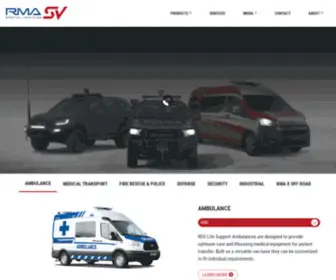 Rmaspecialvehicles.com(RMA Special Vehicles Home) Screenshot