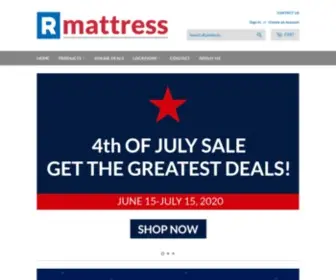Rmattress.com(Mattress Store Los Angeles) Screenshot