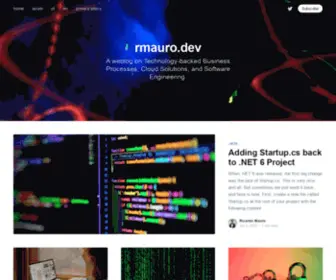 Rmauro.dev(Rmauro Developer) Screenshot