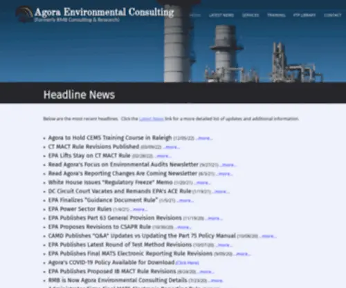 RMB-Consulting.com(Agora Environmental Consulting) Screenshot
