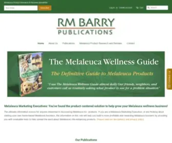 Rmbarry.com(The Melaleuca Wellness Guide) Screenshot