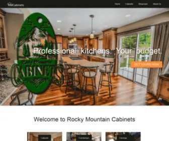 Rmcabinets.com(Rocky Mountain Cabinets) Screenshot