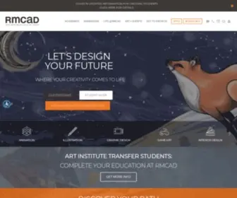 Rmcad.edu(Rocky Mountain College of Art) Screenshot