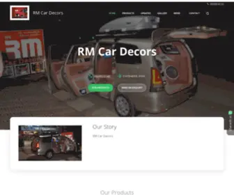 Rmcardecors.com(RM Car Decors in Coimbatore) Screenshot