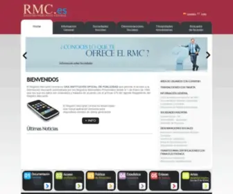 RMC.es(REGISTRO MERCANTIL CENTRAL) Screenshot