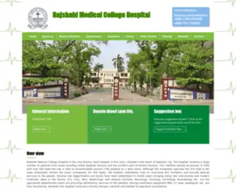 RMCH.gov.bd(Rajshahi Medical College Hospital) Screenshot