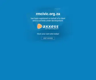 Rmcivic.org.za(Serving the local community) Screenshot