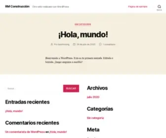 Rmconstruccion.es(RM Construcción) Screenshot