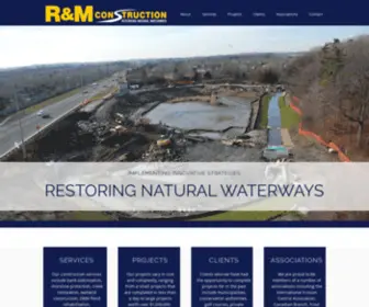 Rmconstruction.ca(R&M Construction) Screenshot