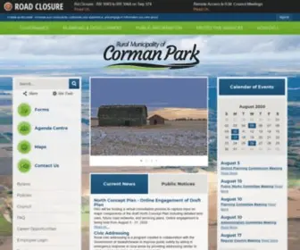 Rmcormanpark.ca(Rural Municipality of Corman Park) Screenshot