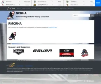 RMCrha.net(National Collegiate Roller Hockey Association) Screenshot