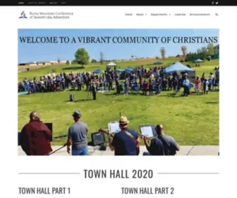 RMCsda.org(Rocky Mountain Conference of Seventh) Screenshot