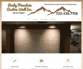 RMcwinc2.com(Rocky Mountain Custom Walls Inc) Screenshot