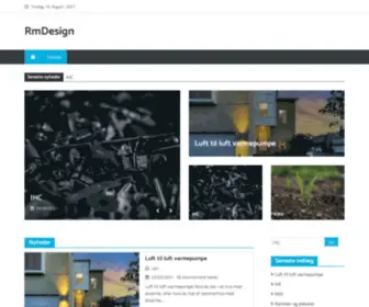 Rmdesign.dk(Vi laver forskellige internetløsninger til private og erhverv) Screenshot