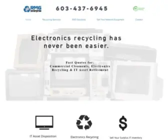 Rmgenterprise.com(Electronics Recycling New Hampshire & Mass) Screenshot