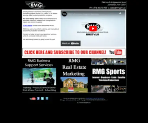 RMGTV.us(Romesburg Media Group LLC) Screenshot