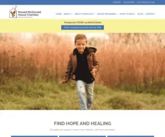 RMHC-Easternwi.org(Ronald McDonald House Charities (RMHC)) Screenshot