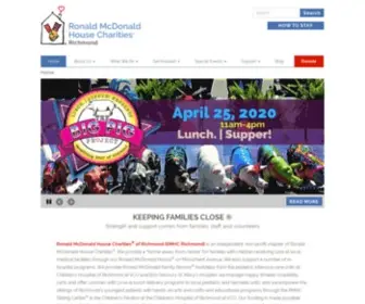 RMHC-Richmond.org(Keeping Families Close) Screenshot