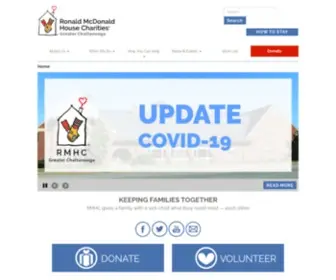 RMHchattanooga.com(Ronald McDonald House Charities) Screenshot