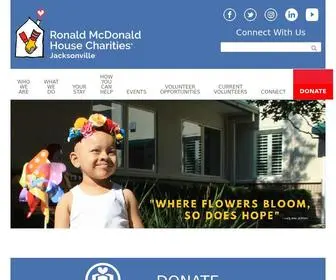 RMHcjacksonville.org(Keeping Families CloseKeeping Families Close) Screenshot