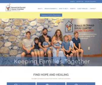 RMHcmilwaukee.org(Ronald McDonald House Charities) Screenshot