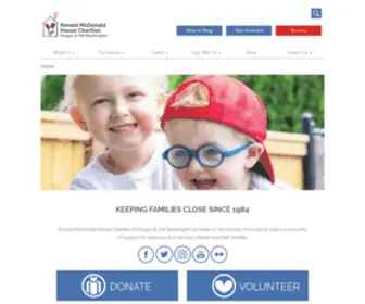 RMhcoregon.org(Ronald McDonald House Charities of Oregon & SW Washington) Screenshot
