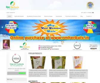 Rmherbals.in(Buy Online RM Herbals) Screenshot