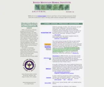 Rmhiherbal.org(Chinese herbal medicine courses online) Screenshot