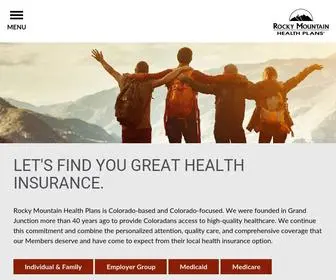 RMHP.org(Colorado Health Insurance Plans) Screenshot