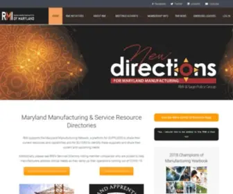 Rmiofmaryland.com(Regional Manufacturing Institute of Maryland) Screenshot