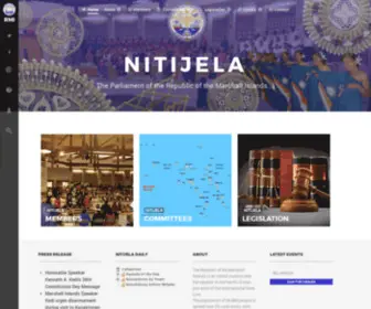 Rmiparliament.org(Nitijela of the Republic of the Marshall Islands) Screenshot