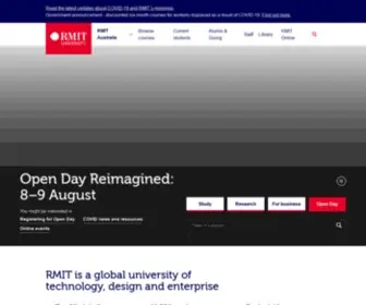 Rmit.com.au(RMIT University) Screenshot